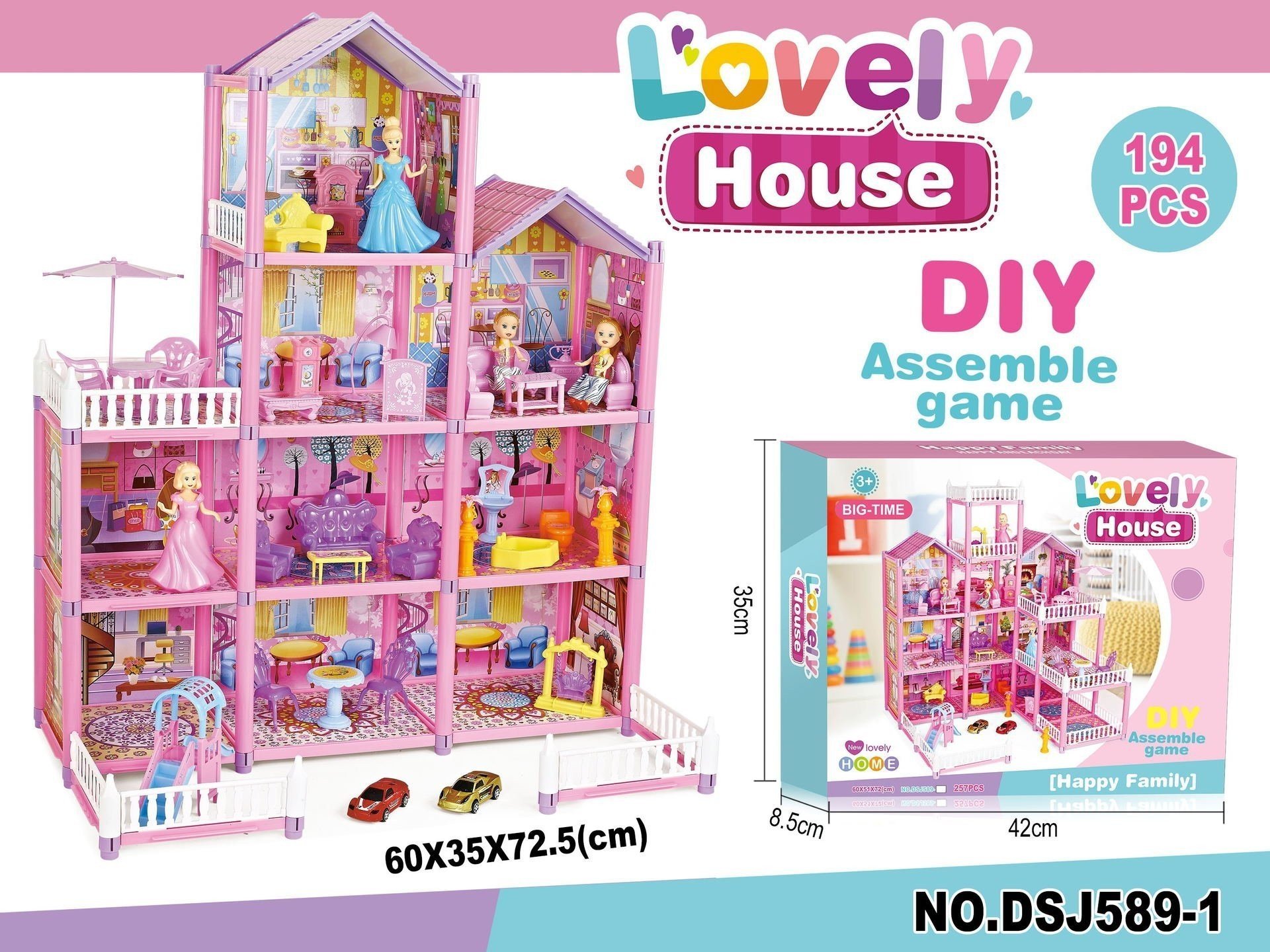 biệt thự búp bê 194ct mã DSJ589-1