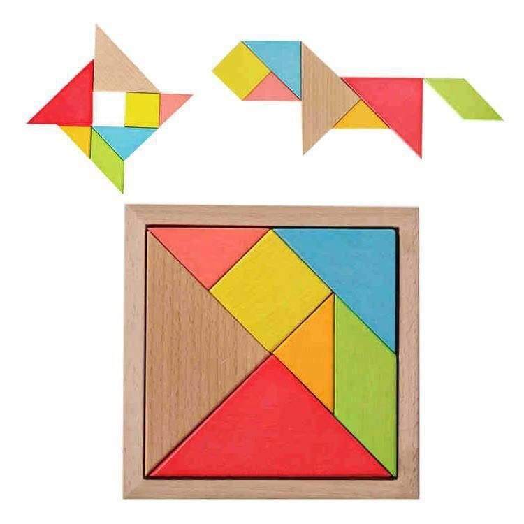 Targram 7 mảnh (ghép gỗ) size 18x18 (150 Bộ/thùng)