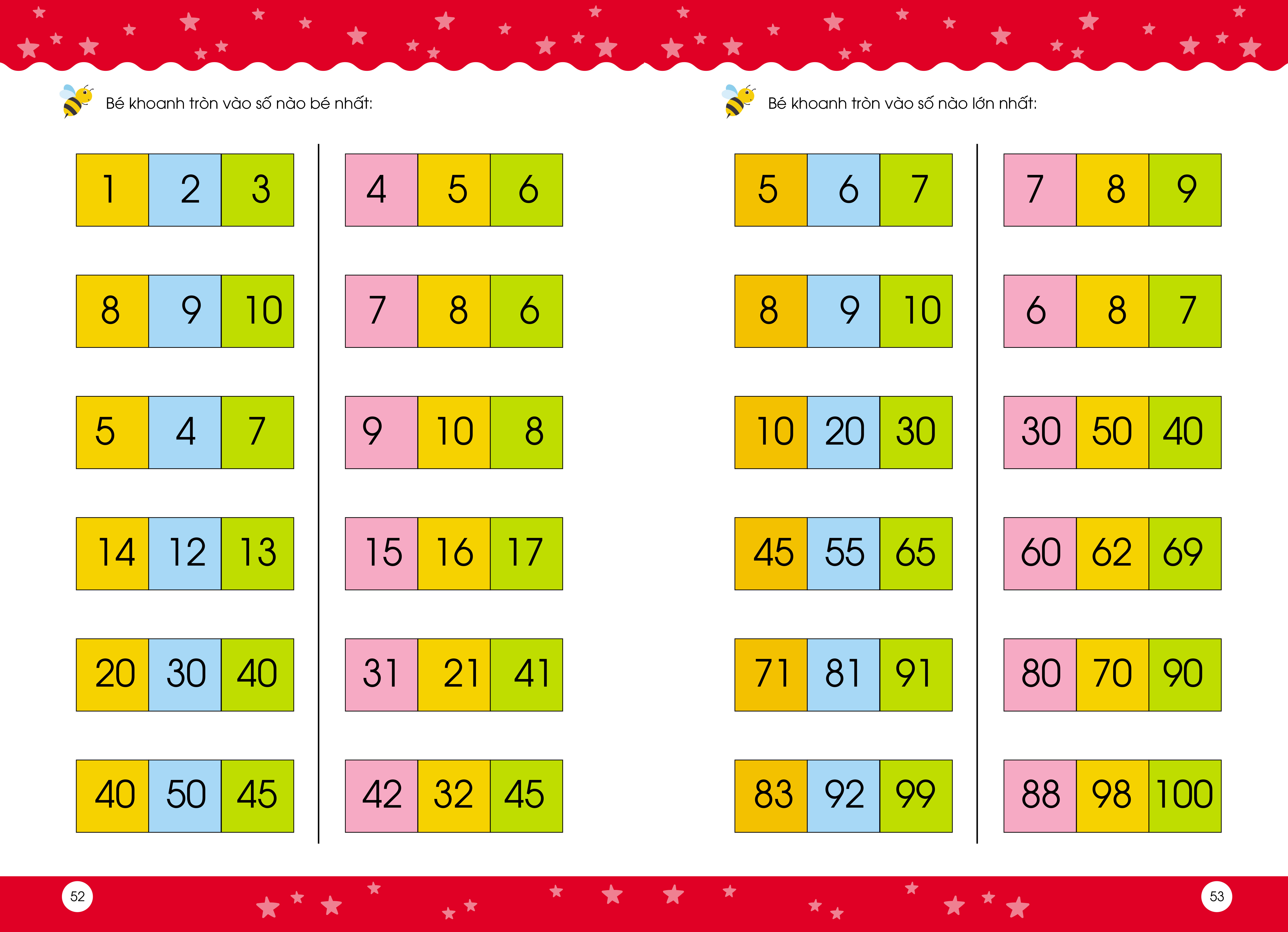 Sách toán tư duy cho bé 5-7 tuổi, 128 trang