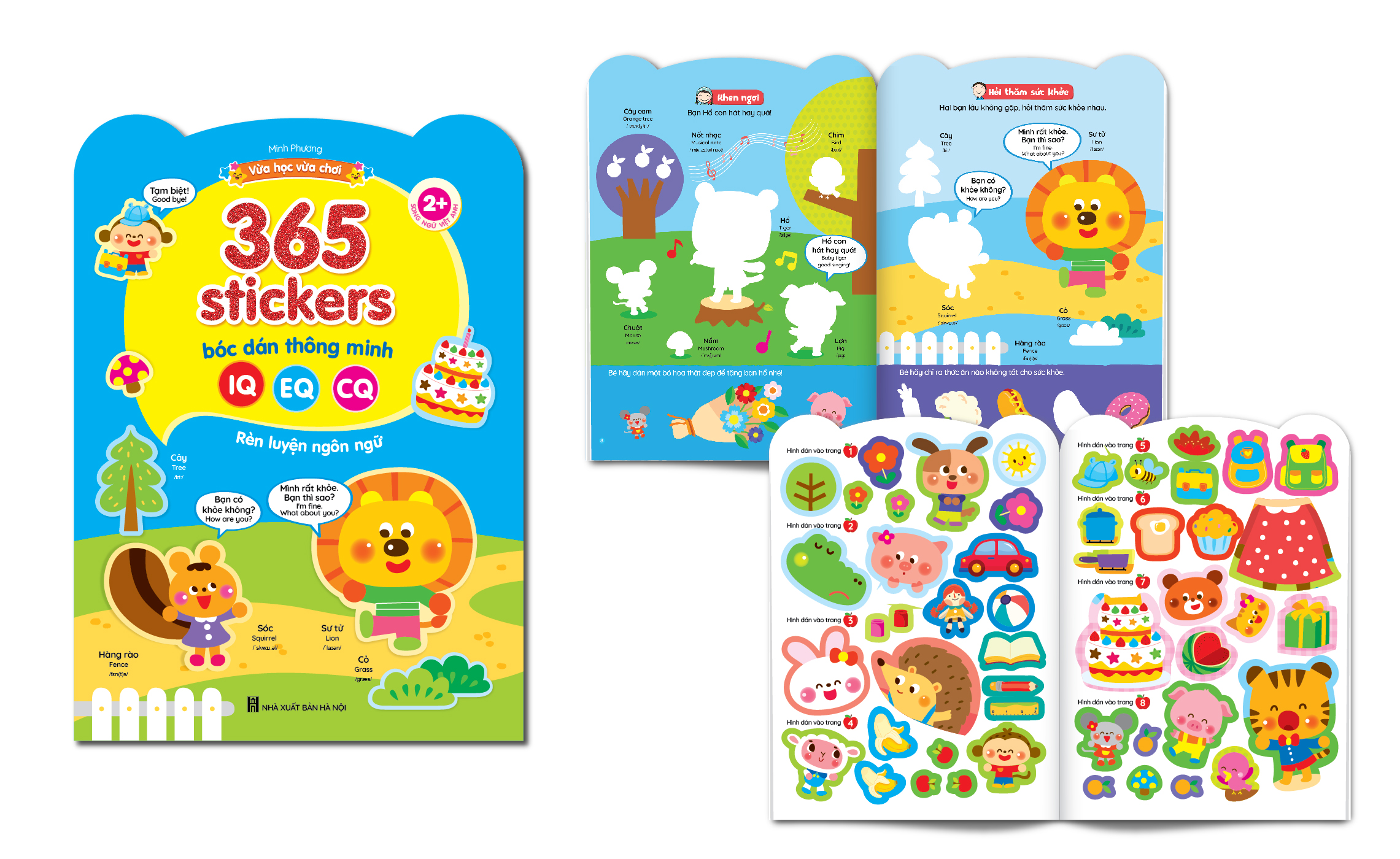 Bộ sách 365 sticker bóc dán thông minh 6 cuốn