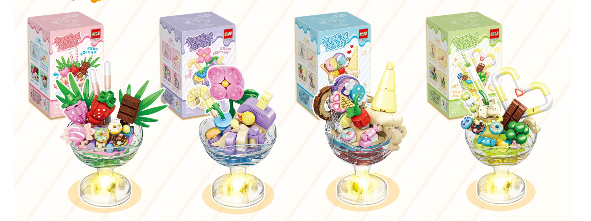 Bộ xếp hình kem ly mã 11059B ( Bán lốc 8 hộp)