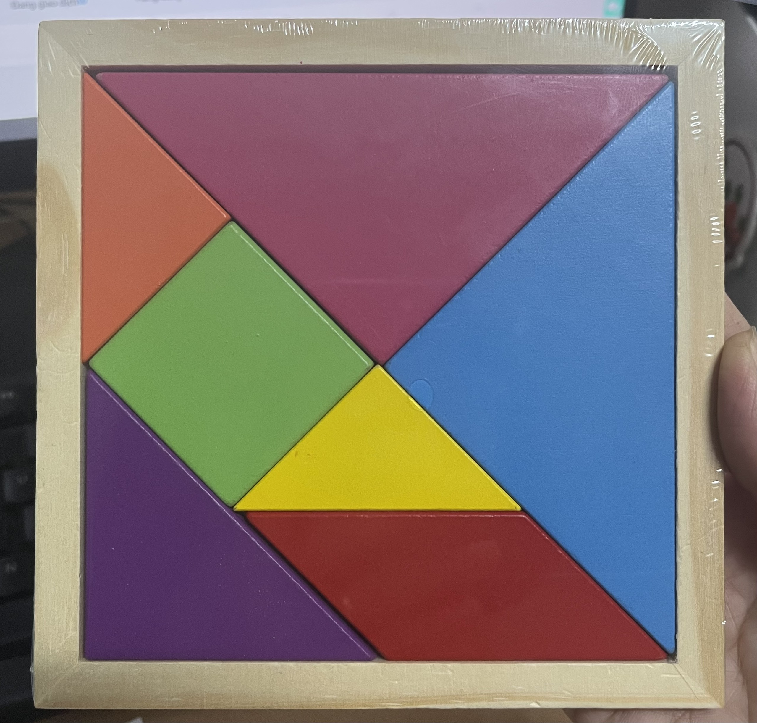 Tangram 7 mảnh 14cm mã QQB