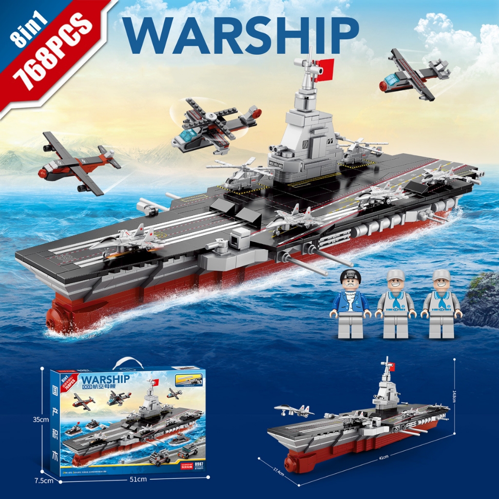 Lego tàu chiến 768pcs mã 8987