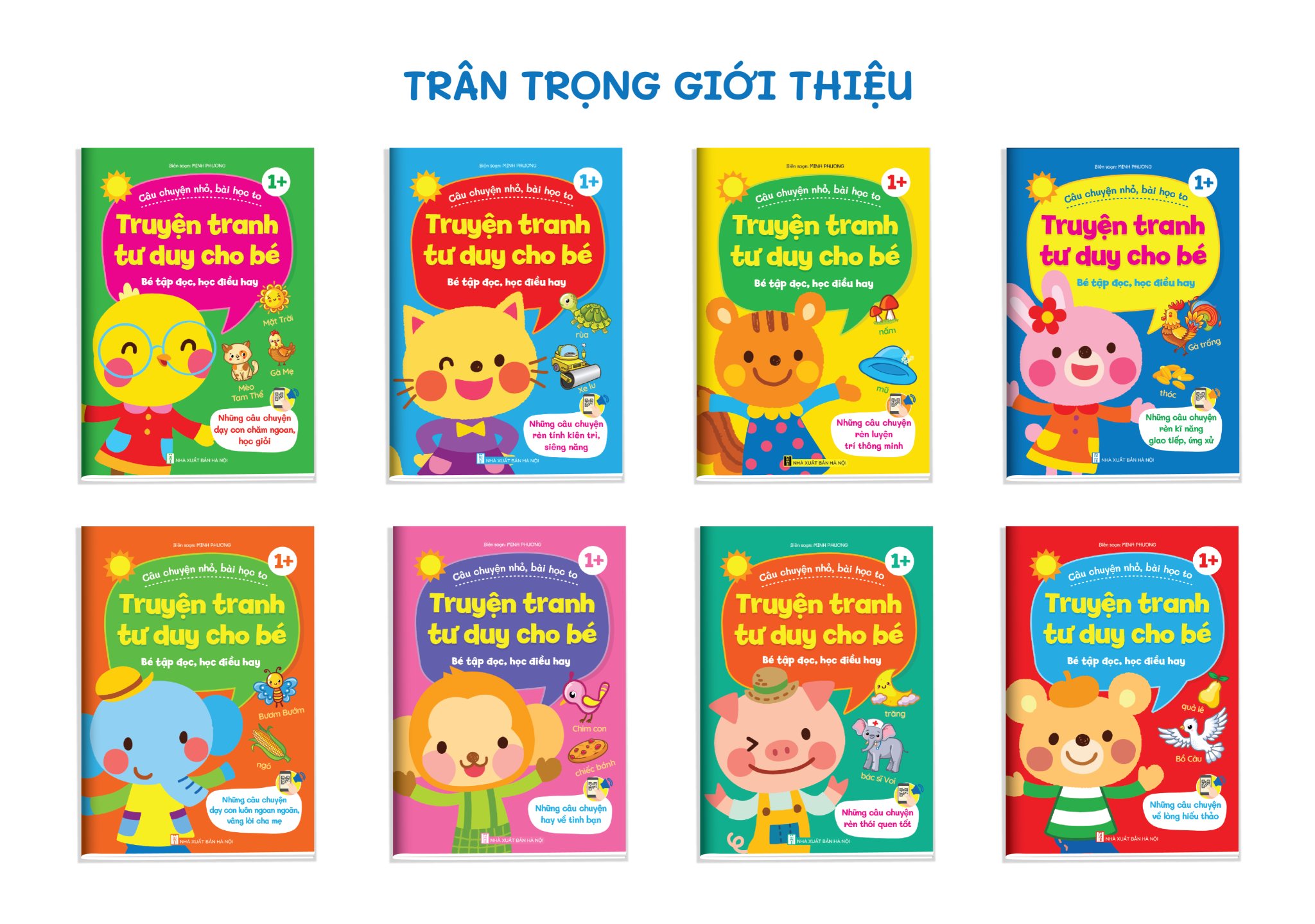 Bộ truyện tranh tư duy cho bé 8 cuốn