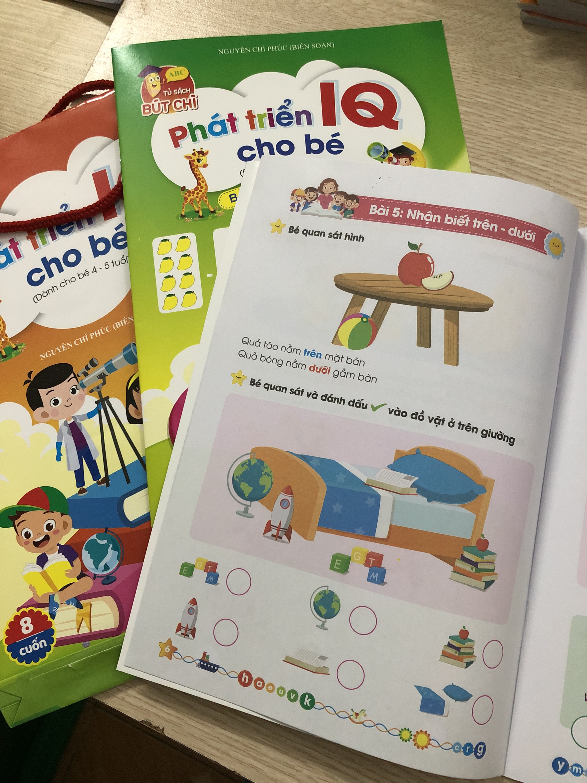 Túi 8 cuốn phát triển IQ 4-5