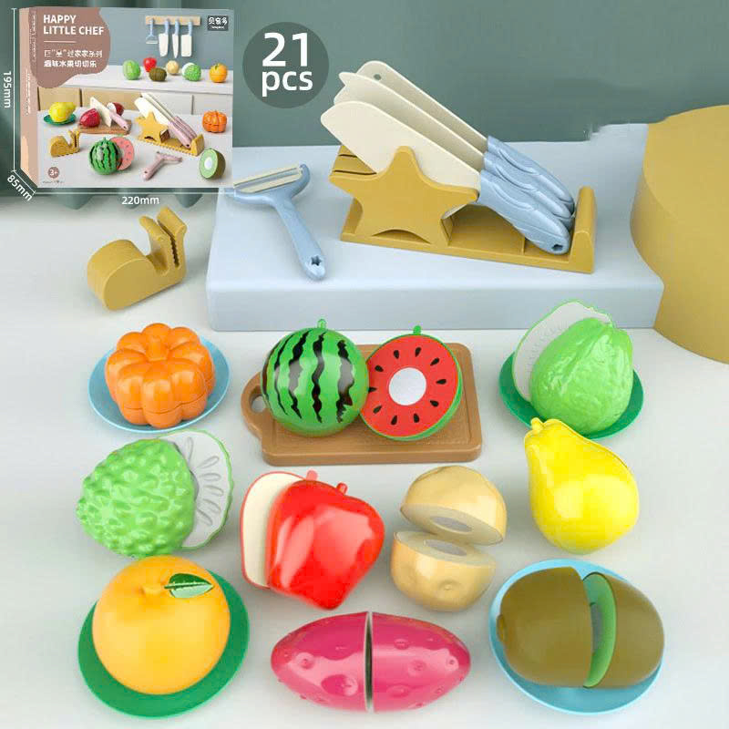 Bộ cắt trái cây và rau củ 21pcs-hồng or xanh mã NX218-8X