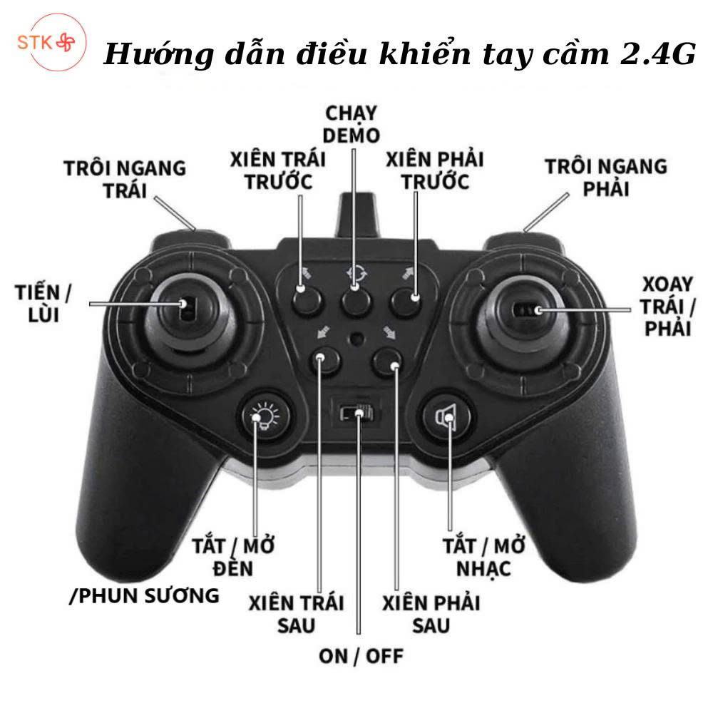 Xe điều khiển 2 mặt mã S664