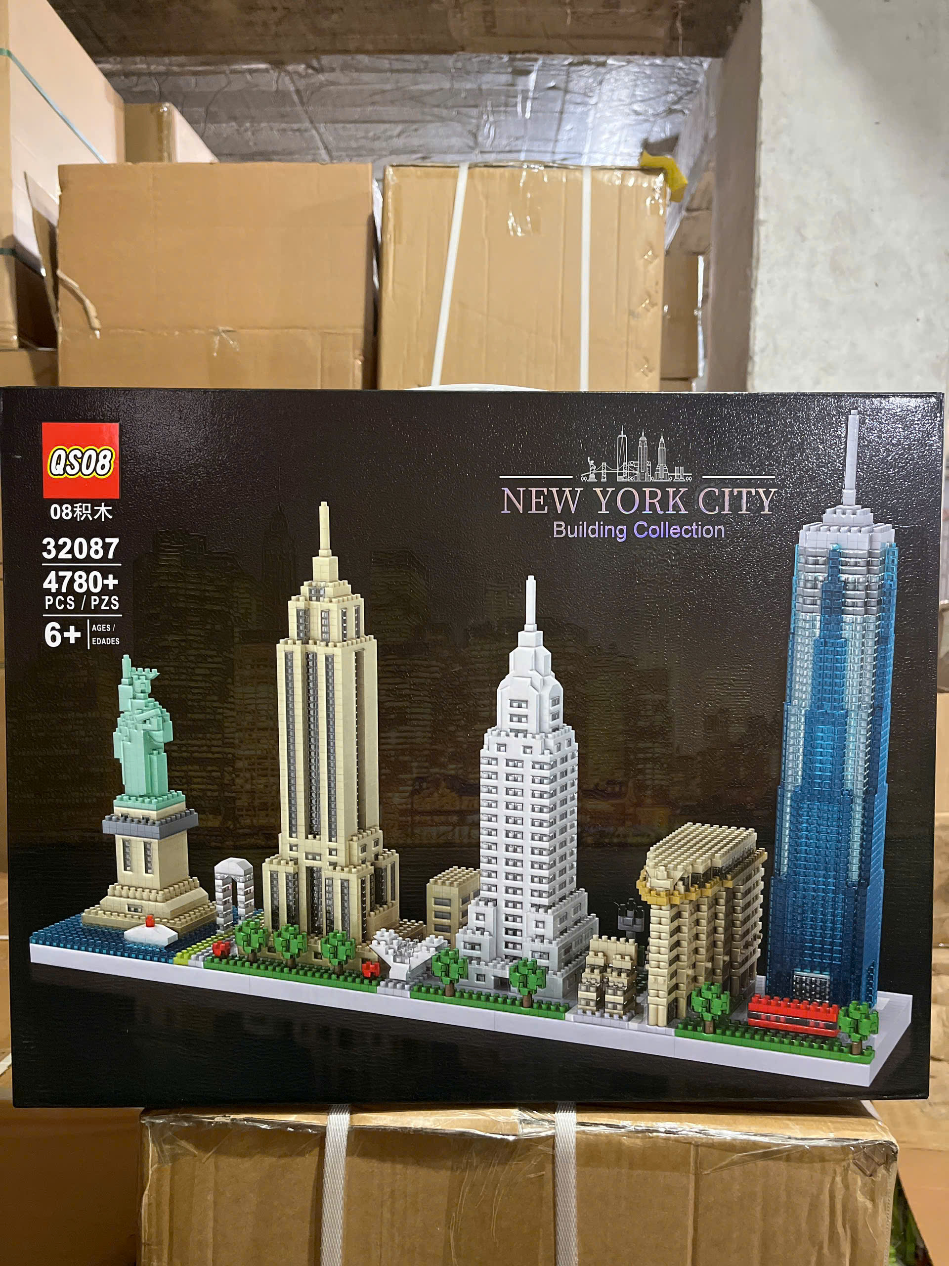 Bộ xếp hình thành phố New York 4780pcs mã 32087