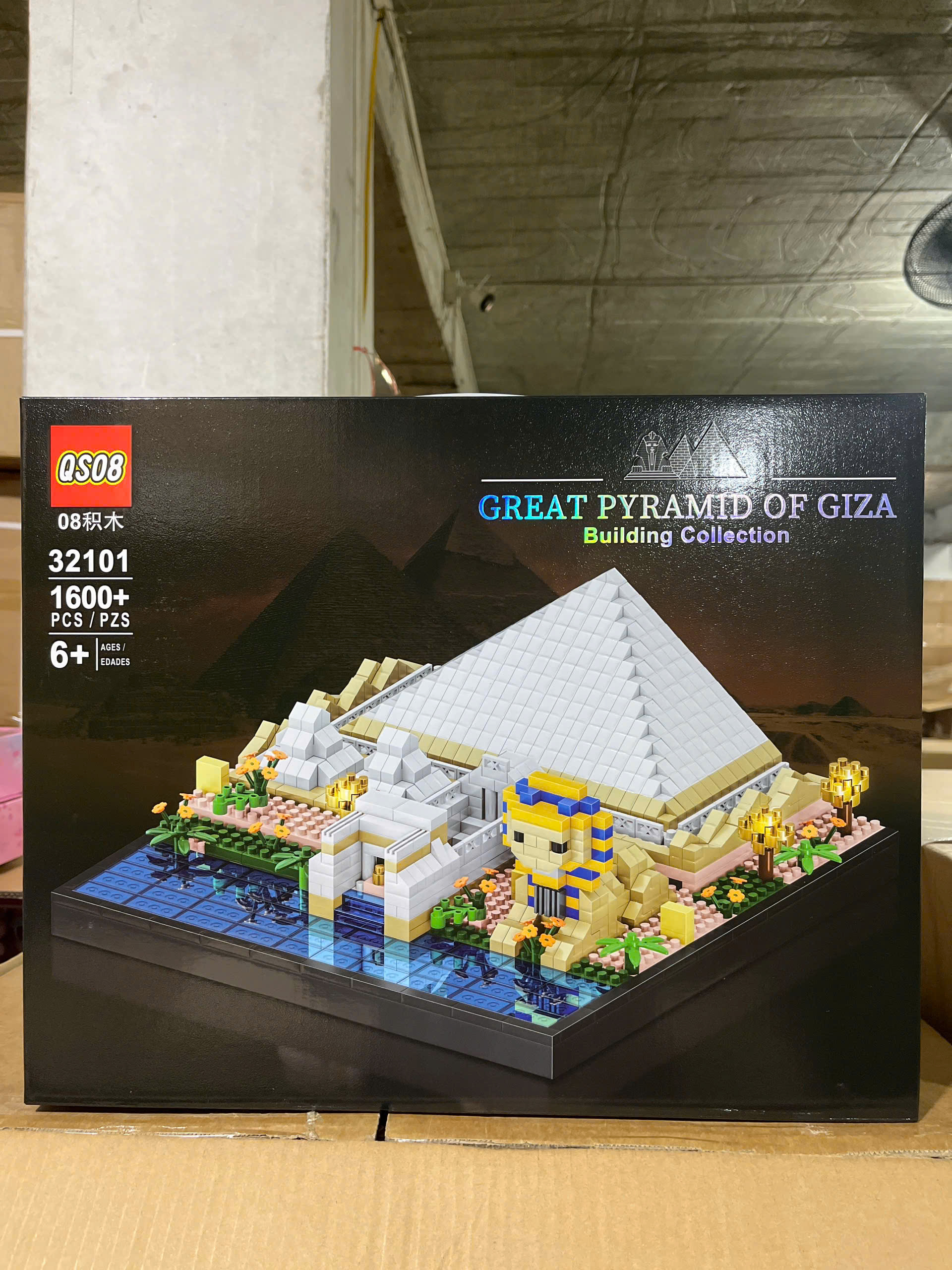 Bộ xếp hình Kim Tự Tháp 1600pcs mã 32101