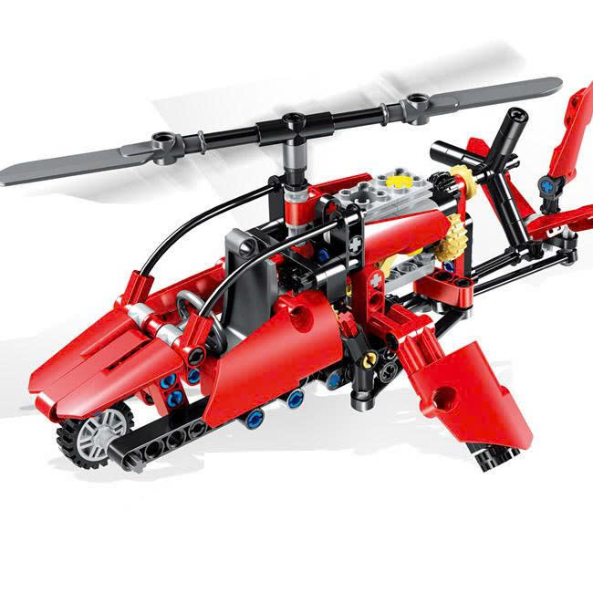 Bộ xếp hình máy bay trực thăng 330pcs mã 865