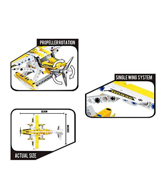 Bộ lắp ráp máy bay trực thăng 400pcs mã 866