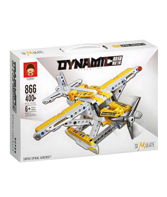 Bộ lắp ráp máy bay trực thăng 400pcs mã 866