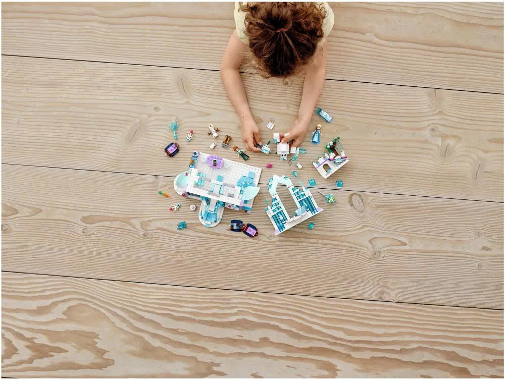 Bộ xếp hình lâu đài tuyết 890pcs mã 20071