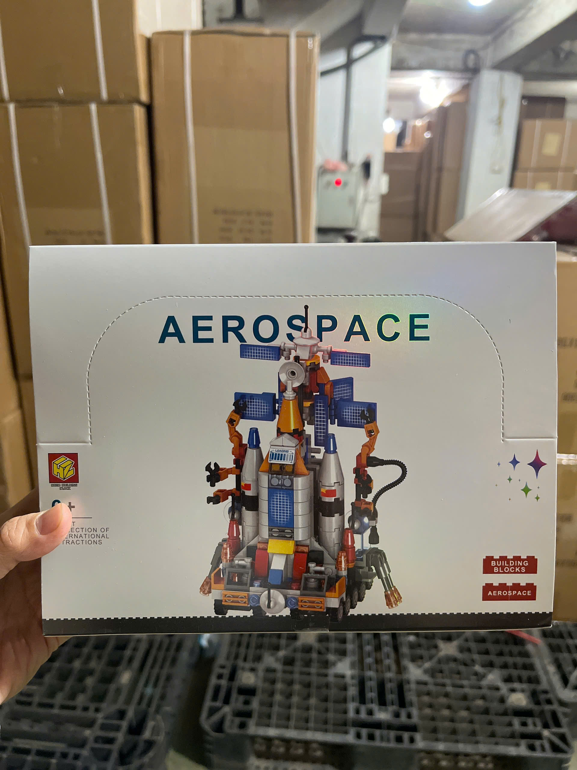 Bộ xếp hình xây dựng vũ trụ 12 mẫu mã HE-24072 (Bán lốc 12 hộp