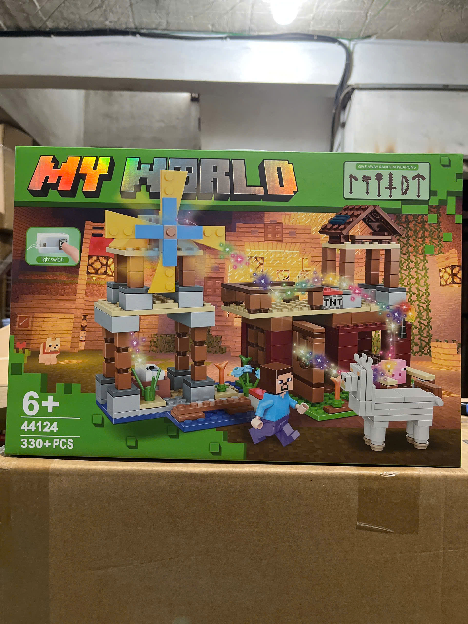 Bộ xếp hình Minecraft 330pcs mã 44124