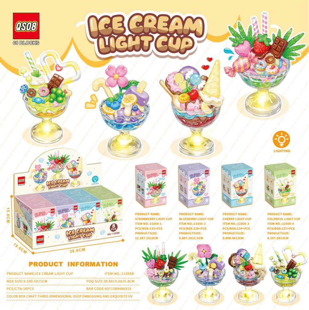 Bộ xếp hình kem ly mã 11059B ( Bán lốc 8 hộp)