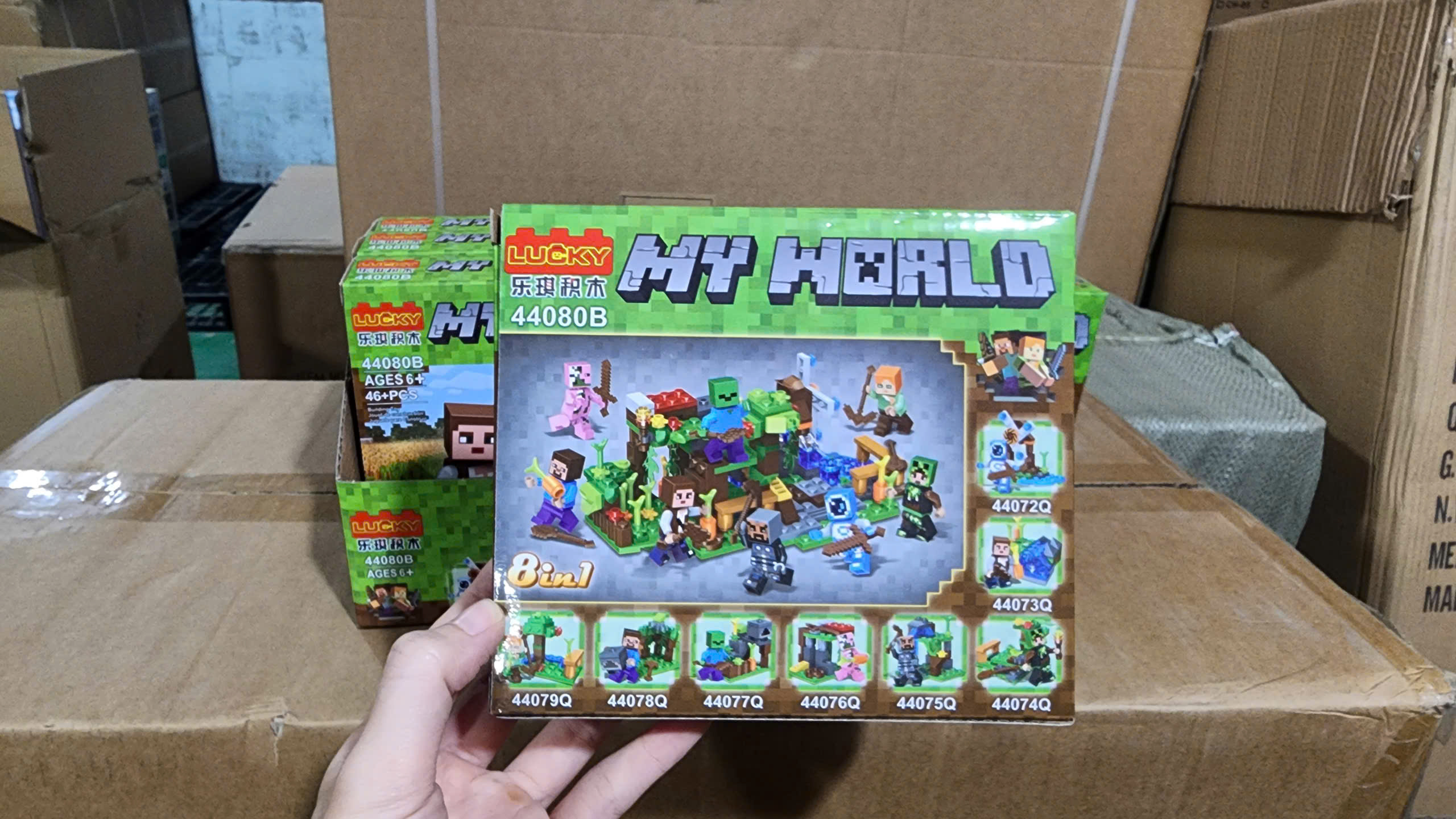 Bộ xếp hình Minecraft mã 44080B ( Bán theo khay x 8 hộp)