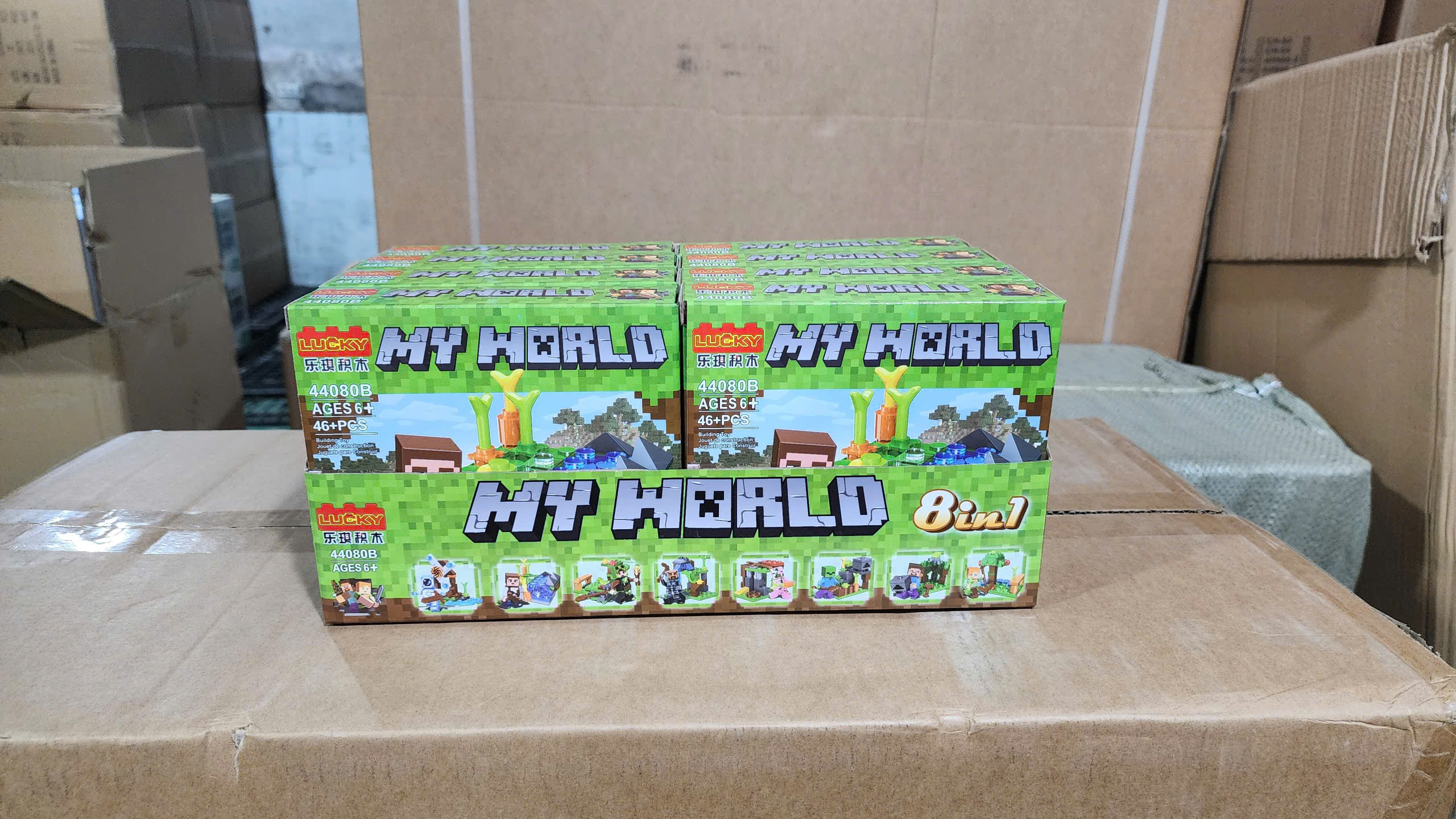 Bộ xếp hình Minecraft mã 44080B ( Bán theo khay x 8 hộp)