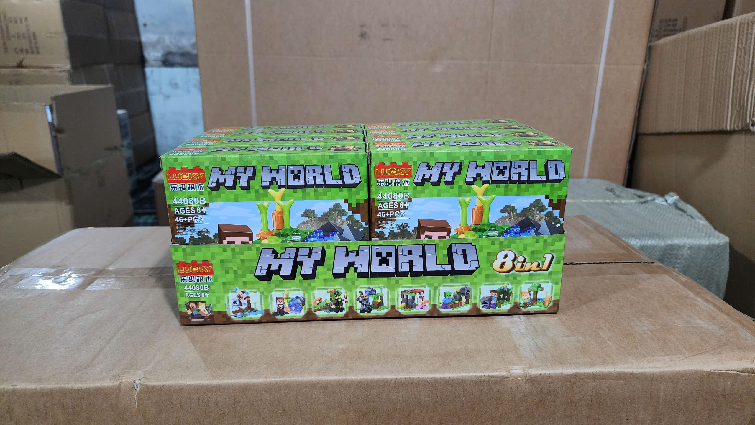 Bộ xếp hình Minecraft mã 44080B ( Bán theo khay x 8 hộp)