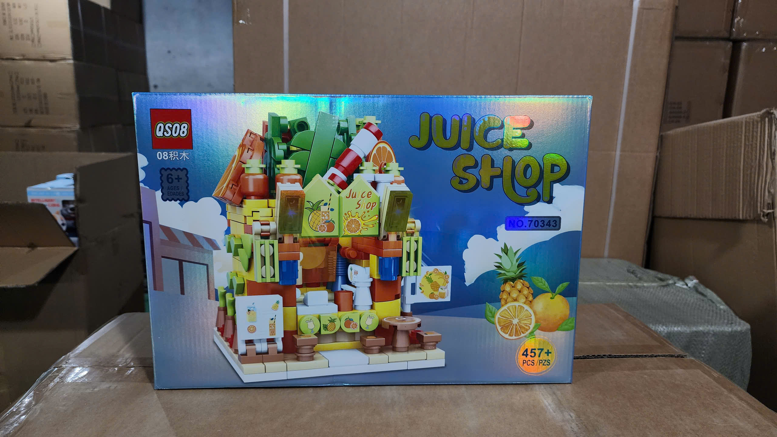 Bộ xếp hình cửa hàng trái cây 457pcs mã 70343