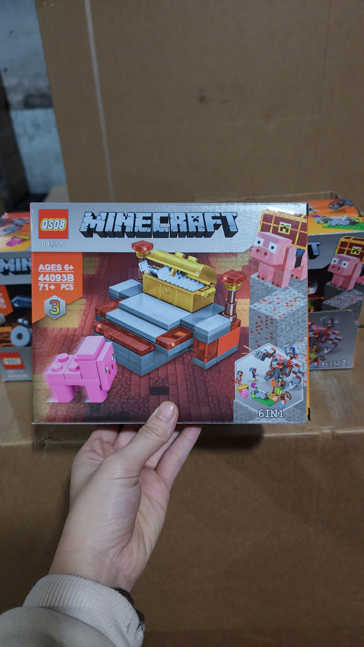 Bộ xếp hình Minecraft mã 44093B ( Bán theo khay x 6 hộp)