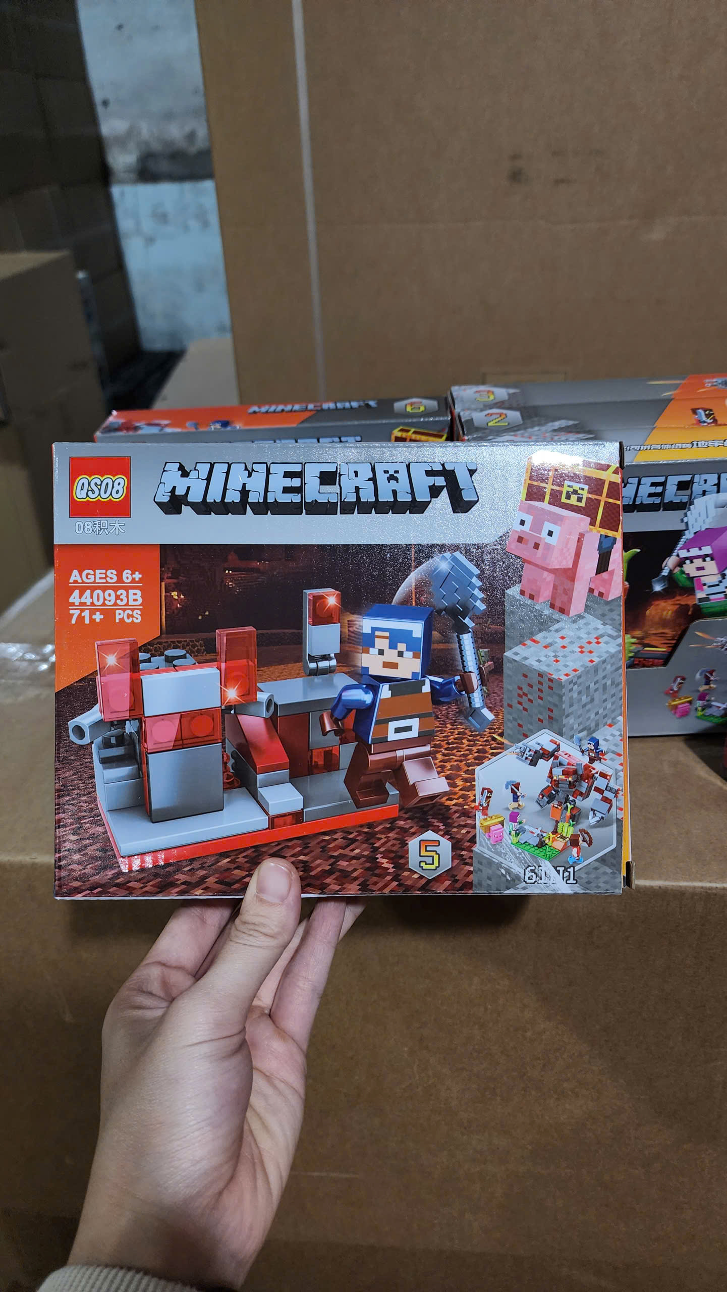 Bộ xếp hình Minecraft mã 44093B ( Bán theo khay x 6 hộp)