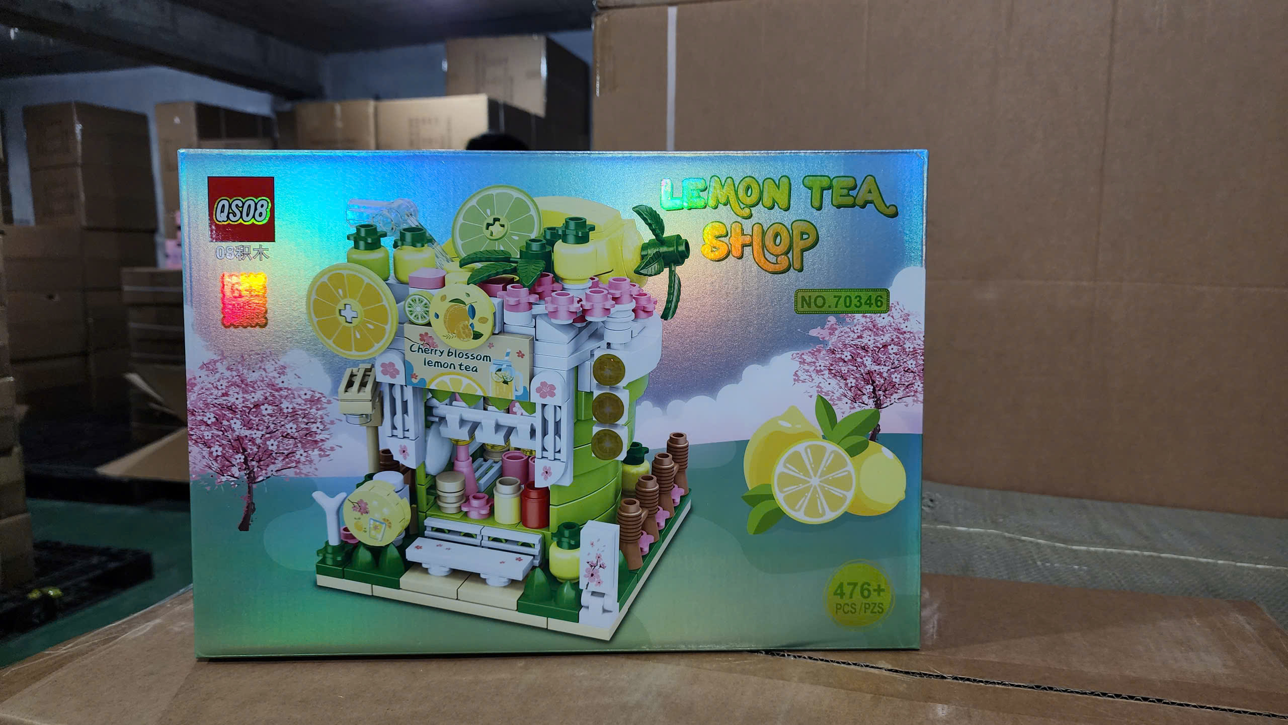 Bộ xếp hình cửa hàng nước chanh 476pcs mã 70346