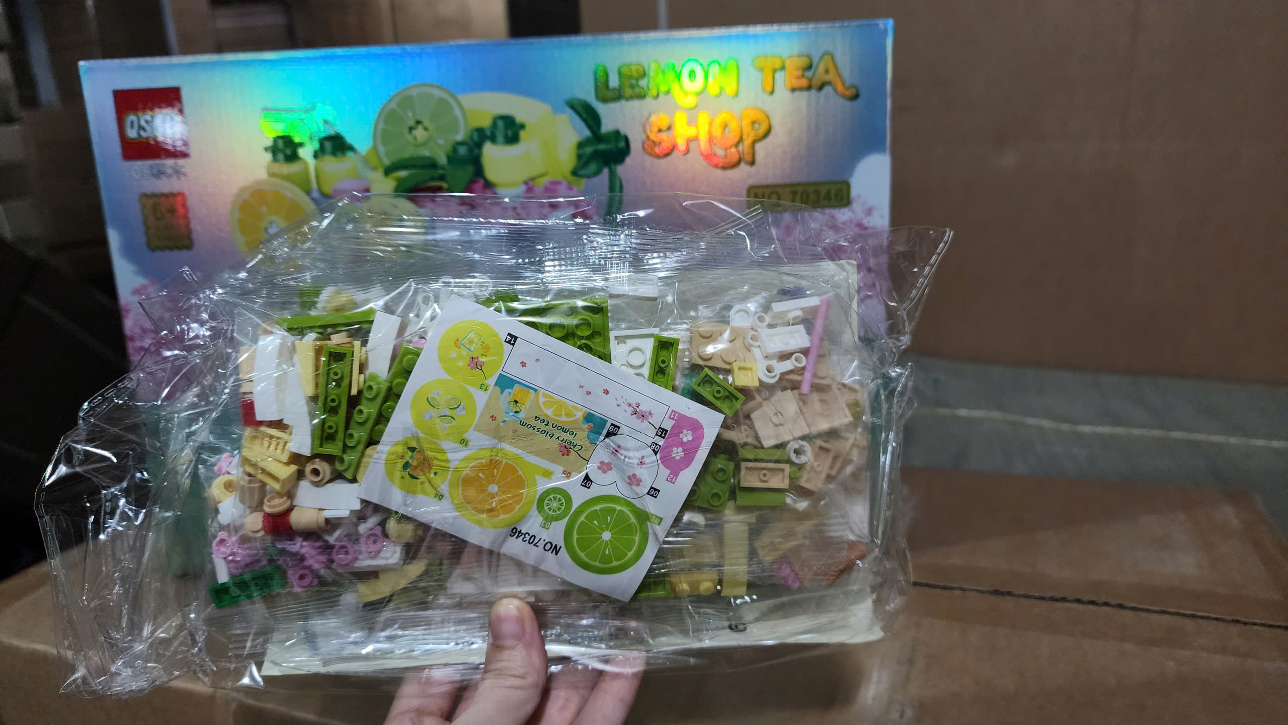 Bộ xếp hình cửa hàng nước chanh 476pcs mã 70346