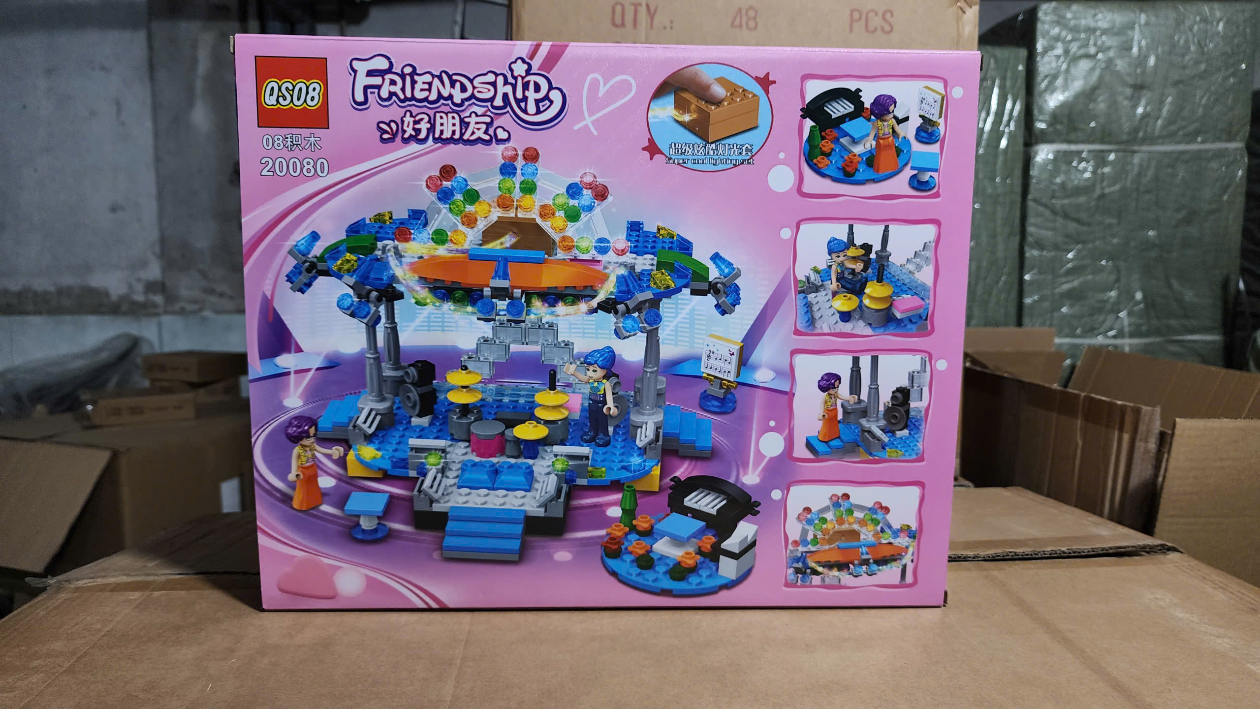 Bộ xếp hình bạn thân 444pcs mã 20080