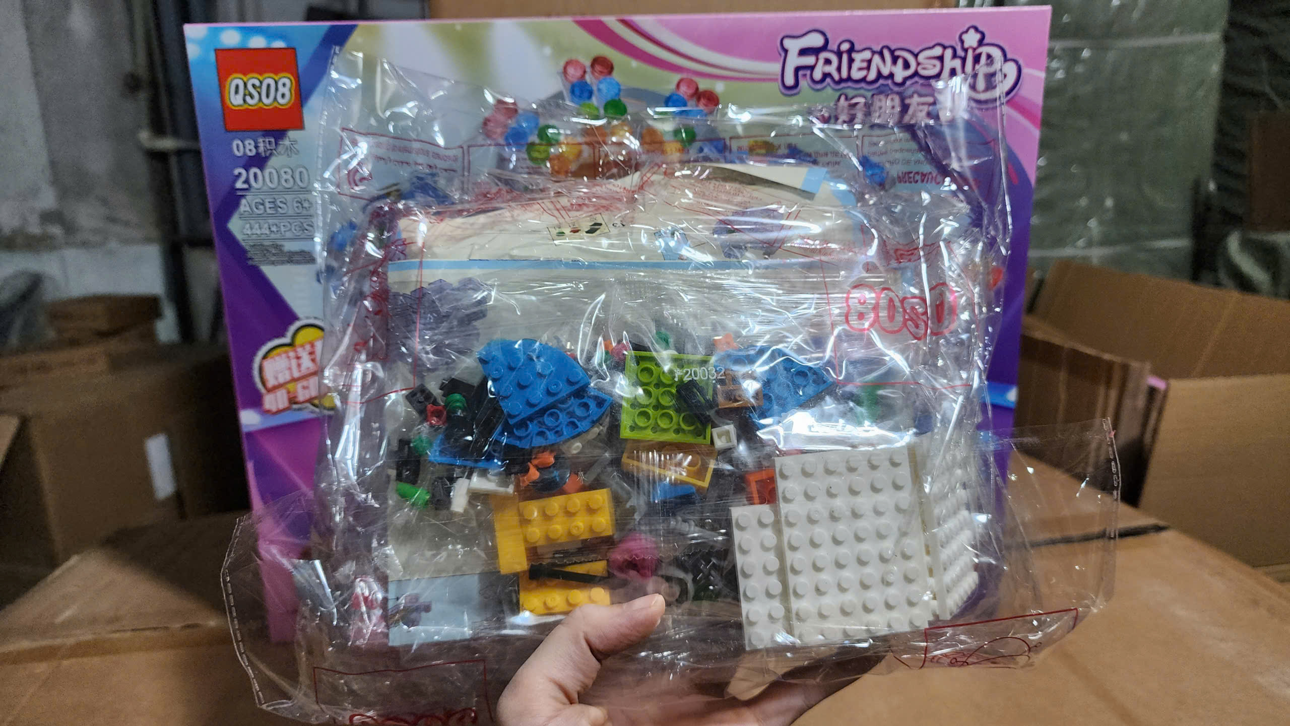 Bộ xếp hình bạn thân 444pcs mã 20080