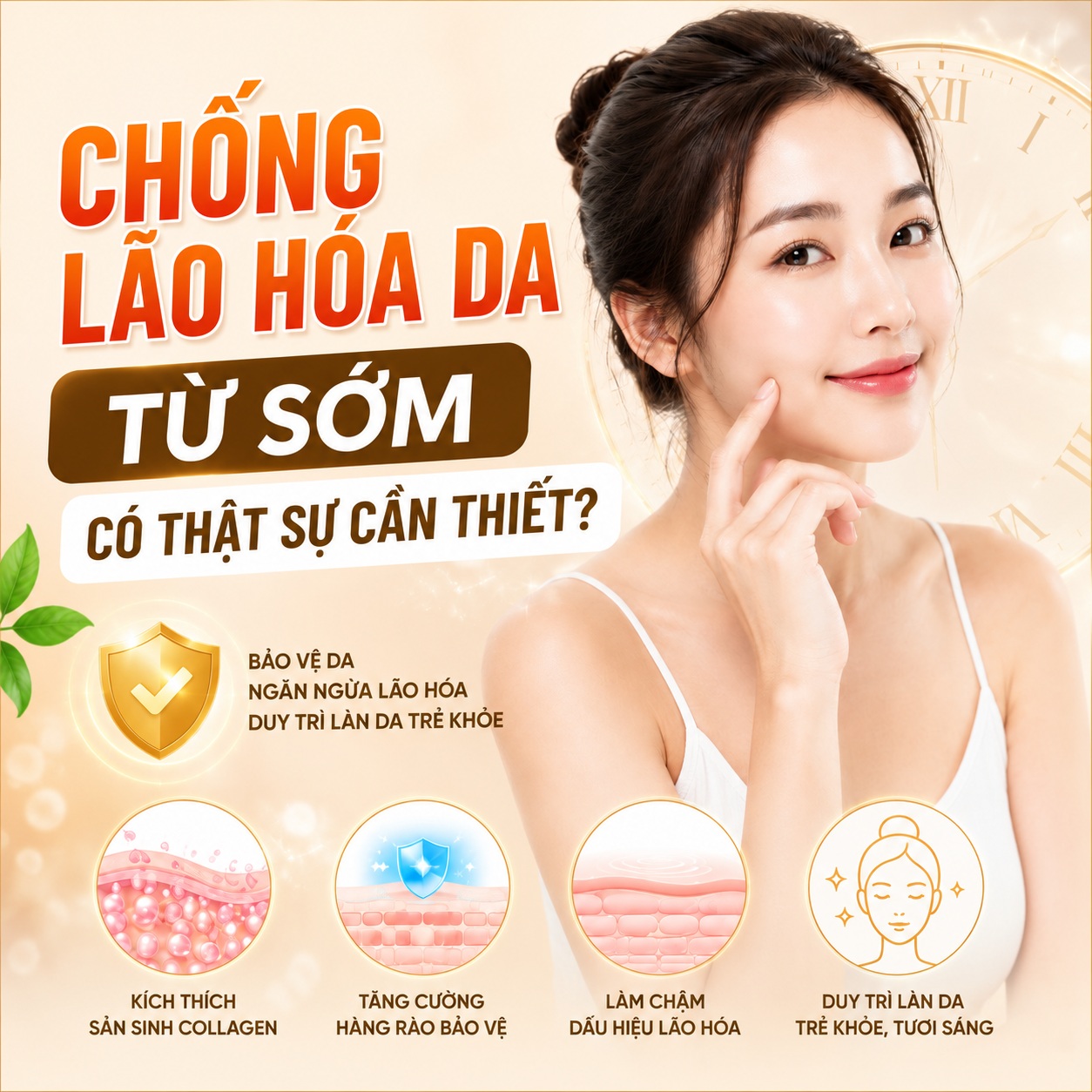CHỐNG LÃO HÓA DA TỪ SỚM CÓ THẬT SỰ CẦN THIẾT?