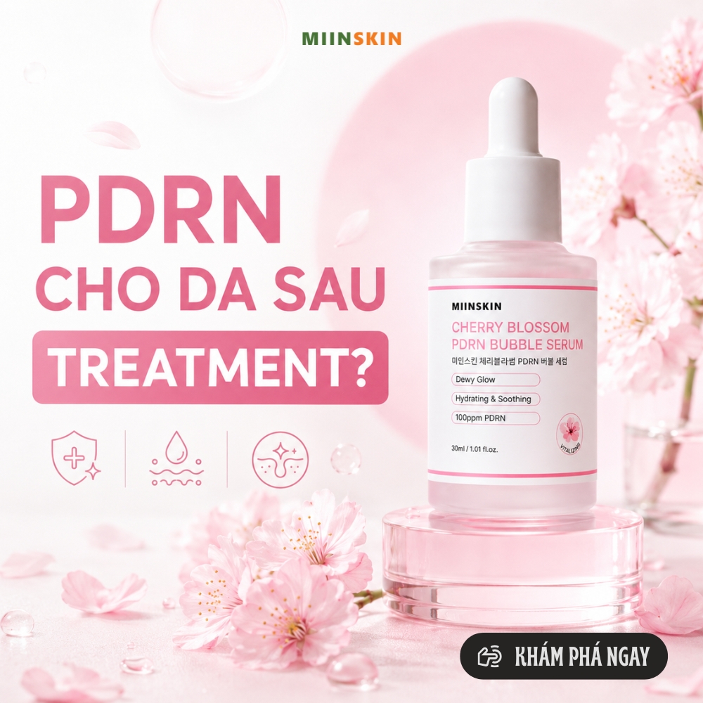 PDRN CÓ PHÙ HỢP VỚI DA MỤN, DA YẾU SAU TREATMENT KHÔNG?