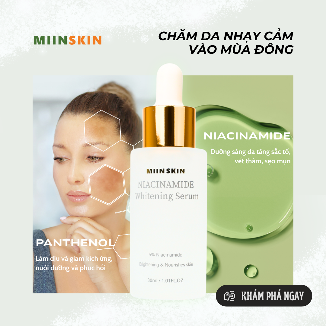 QUY TRÌNH CHĂM SÓC DA NHẠY CẢM VÀO MÙA ĐÔNG LẠNH GIÁ