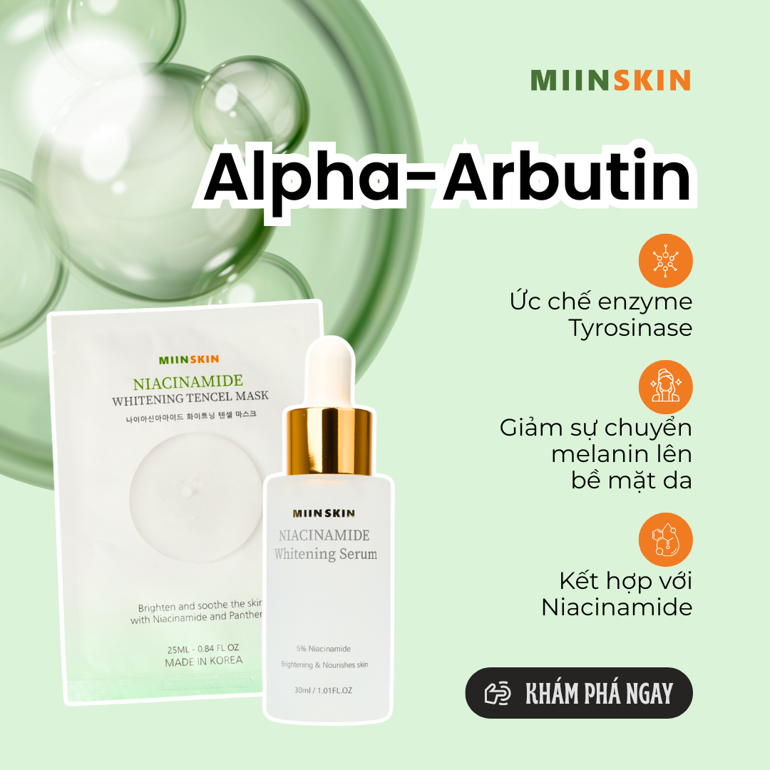 ALPHA ARBUTIN TRỊ THÂM CÓ THẬT SỰ “THẦN THÁNH” NHƯ LỜI ĐỒN?