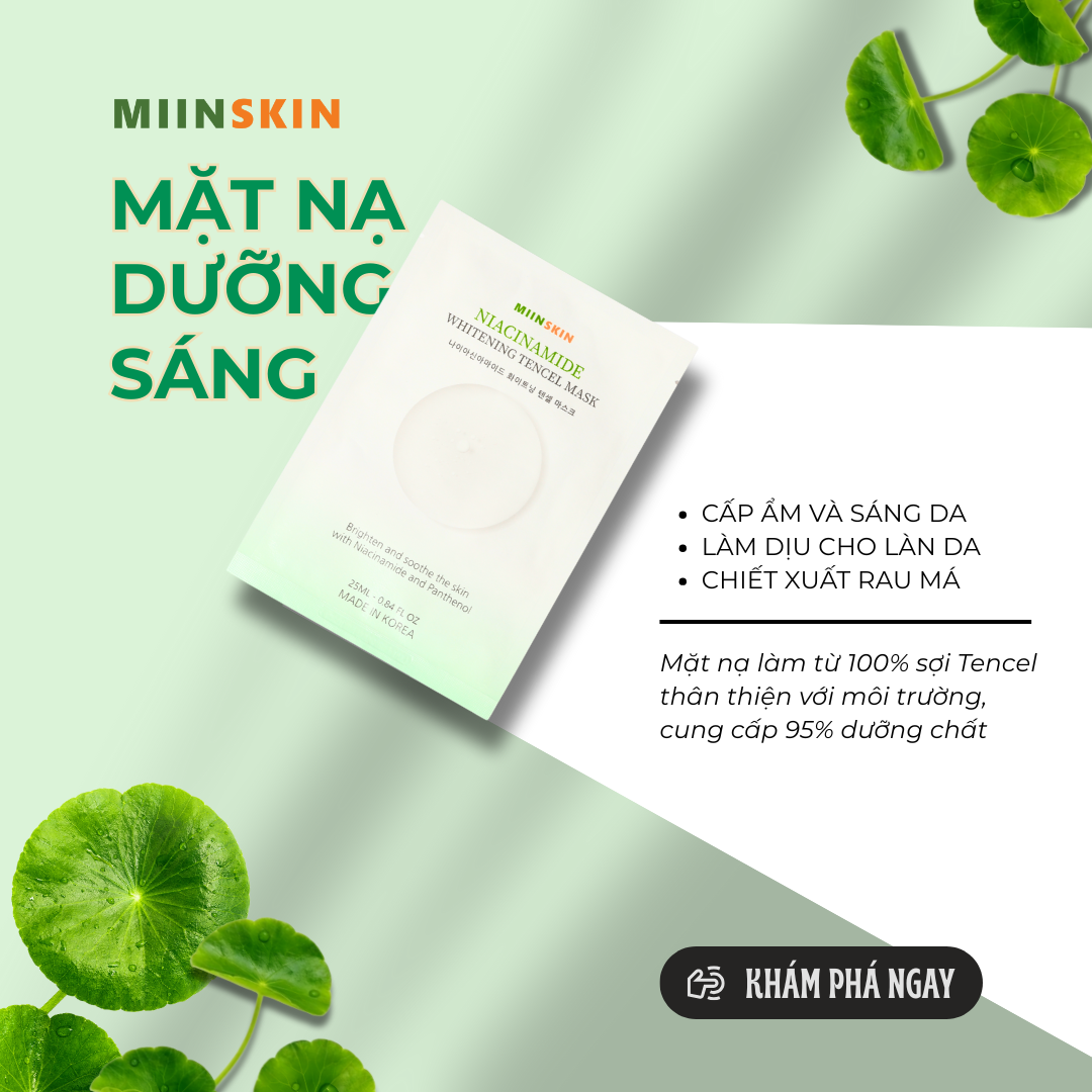MẶT NẠ DƯỠNG DA TRẮNG SÁNG: THÀNH PHẦN NÀO LÀM NÊN HIỆU QUẢ?