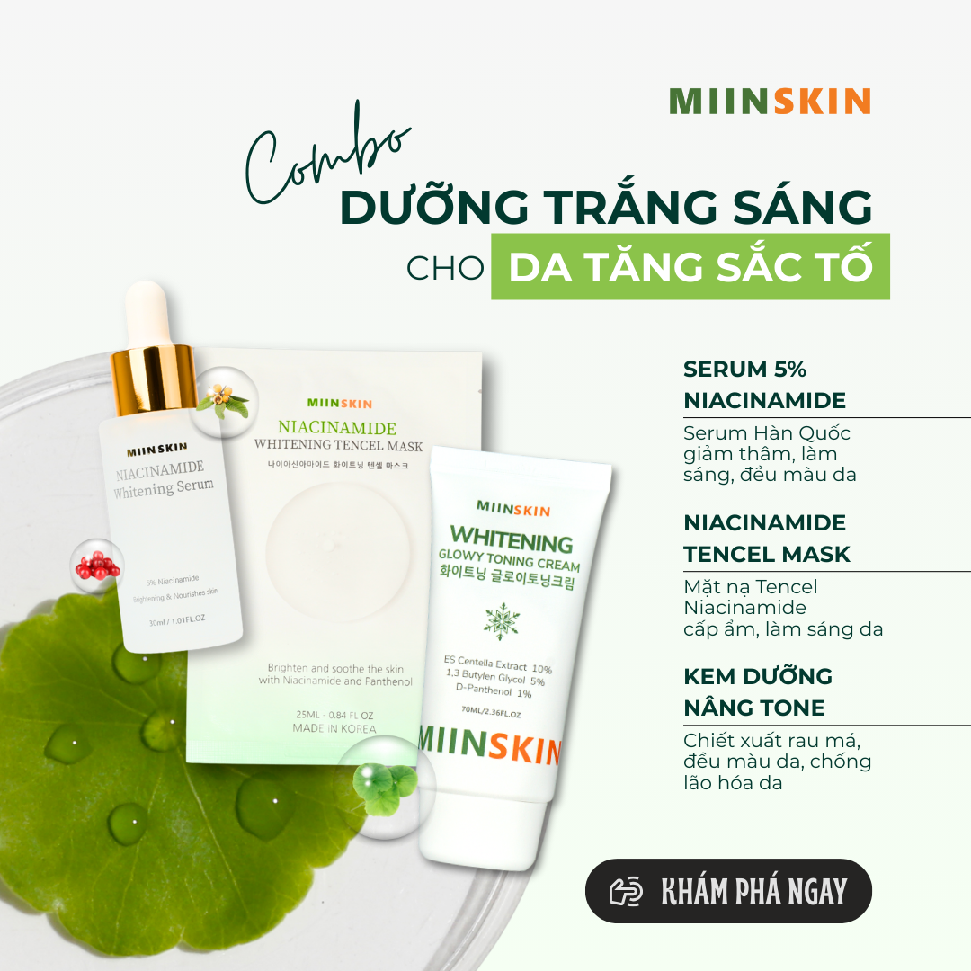 BỘ DƯỠNG TRẮNG MIINSKIN CHO DA TĂNG SẮC TỐ – DA NHẠY CẢM?