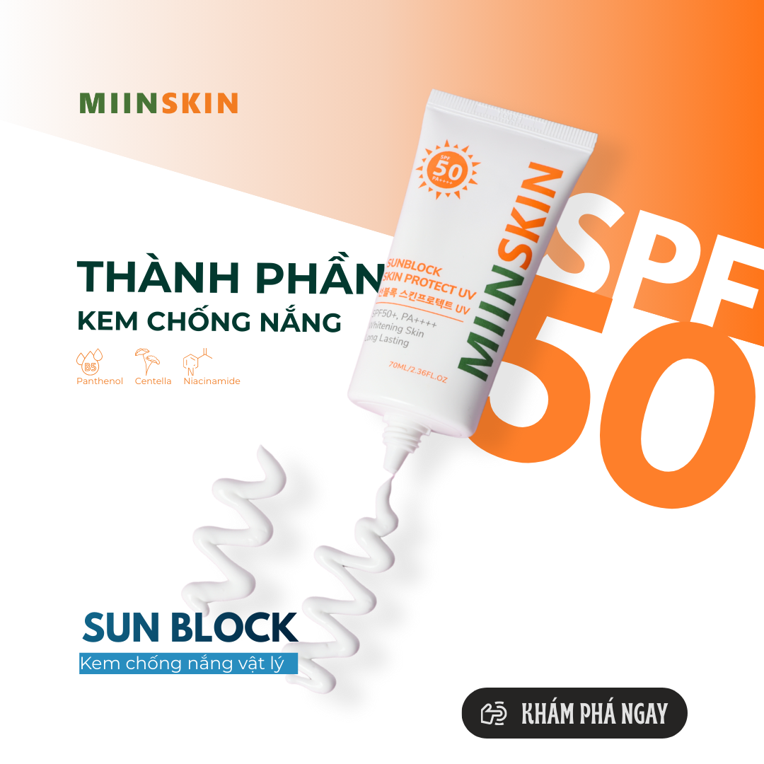 BẢNG THÀNH PHẦN Ở KEM CHỐNG NẮNG CẦN CÓ VÀ CẦN TRÁNH LÀ GÌ?