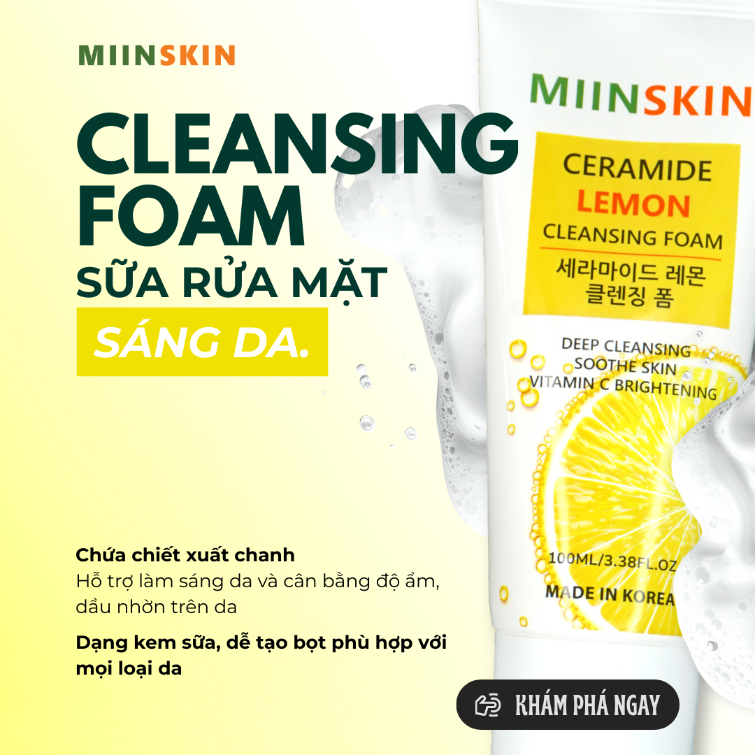 SỮA RỬA MẶT CÓ THỂ HỖ TRỢ SÁNG DA NẾU CHỌN ĐÚNG THÀNH PHẦN?