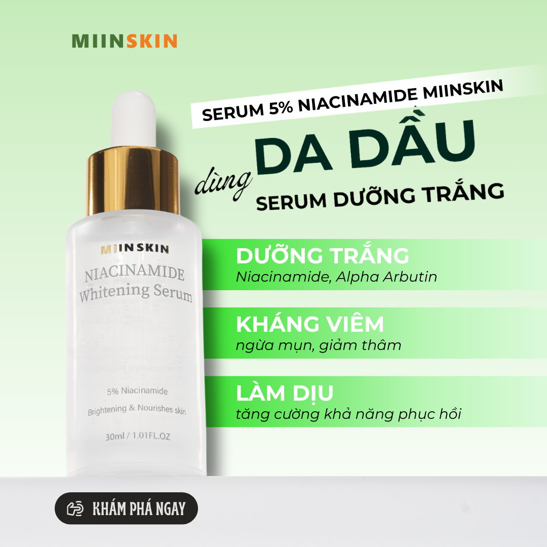 SERUM SÁNG DA MIINSKIN KHÔNG CHỈ CÓ NIACINAMIDE, KẾT HỢP THÊM GÌ?