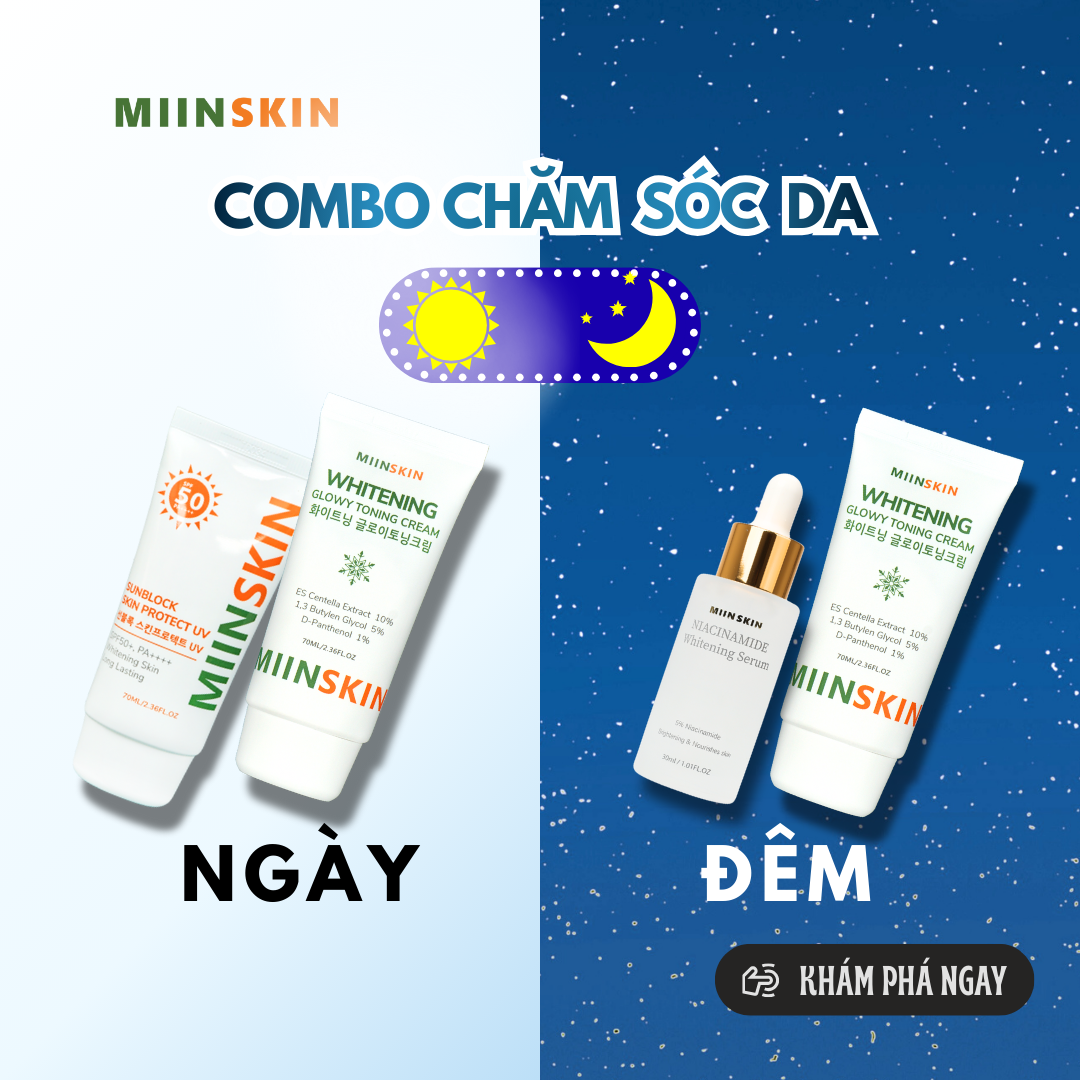 SKINCARE BUỔI SÁNG VÀ BUỔI TỐI - PHÂN BIỆT CÙNG MIINSKIN