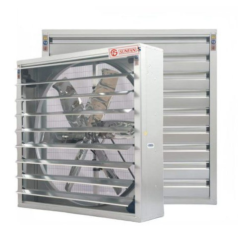 Quạt thông gió vuông giá rẻ HVT-800 Sunfans – Công suất 0.37KW, Lưu lượng gió 22.000 m³/h