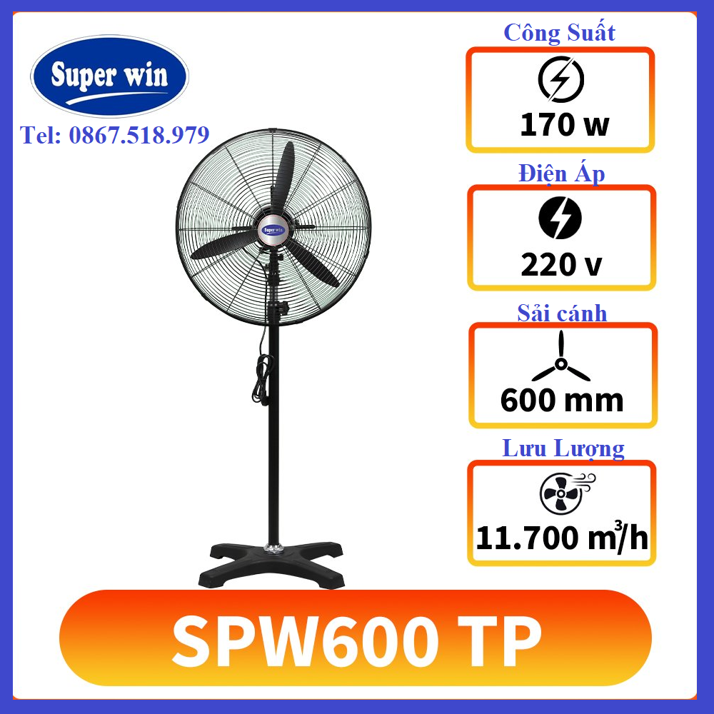 Quạt đứng Super Win SPW600-TP