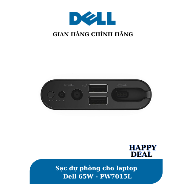 Pin Sạc Dự Phòng Laptop Dell 65W - PW7015L