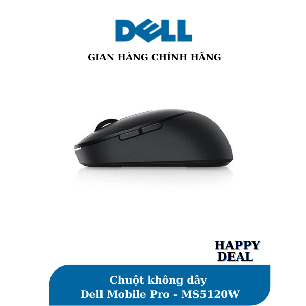 Chuột không dây Dell Mobile Pro - MS5120W- Màu Đen