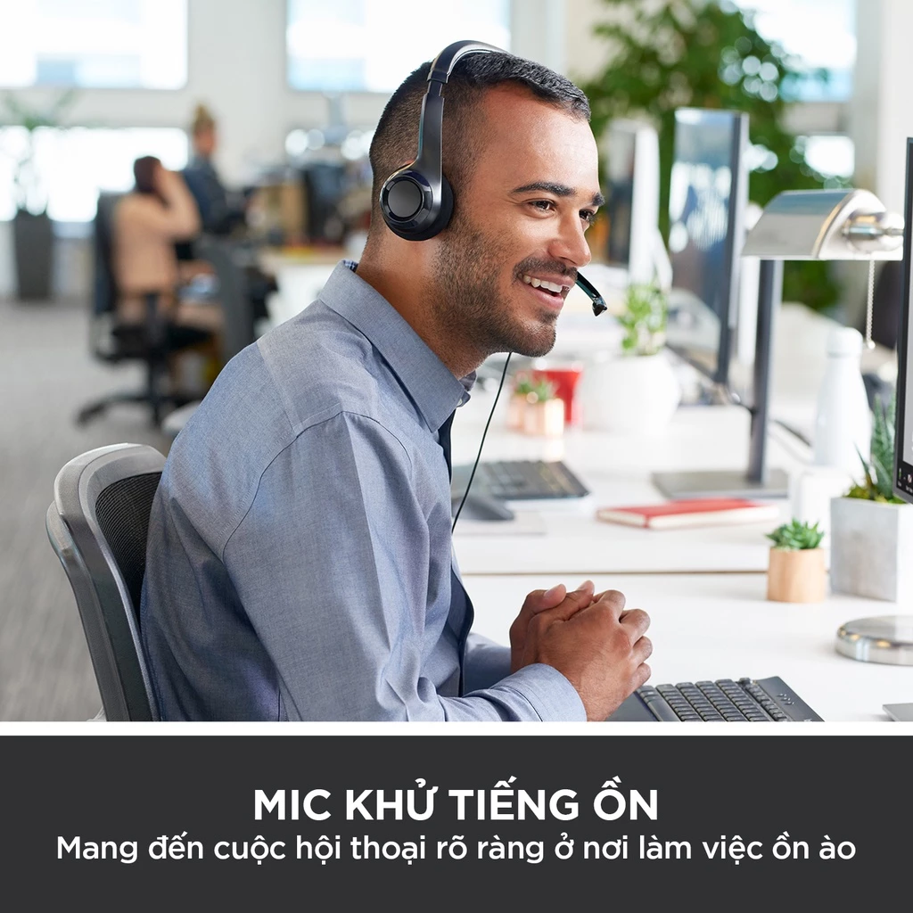 [Chính Hãng] Tai nghe có dây Logitech H390 Màu hồng- Mic giảm ồn, quai đeo, chụp tai có đệm, kết nối USB-A-BH 1 năm