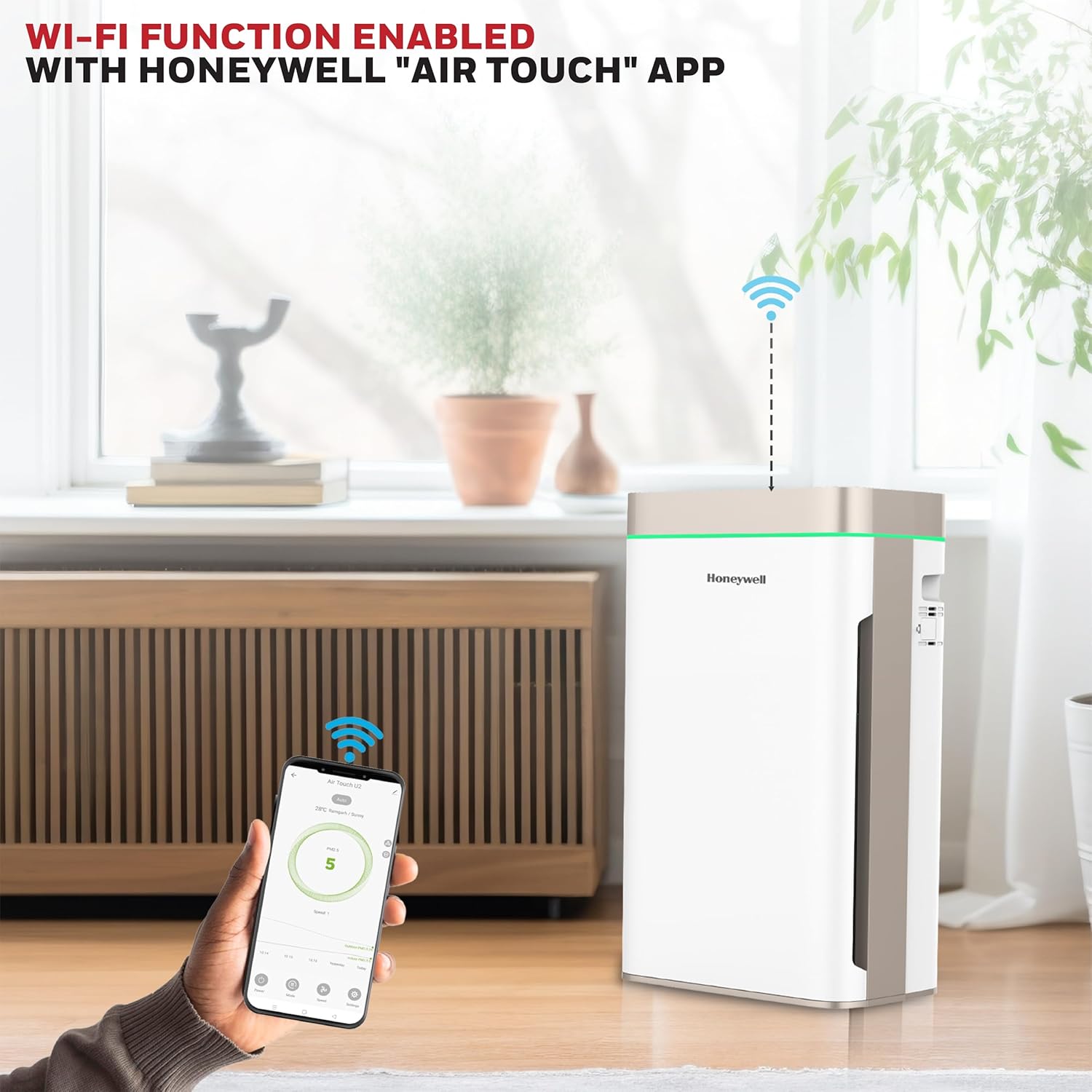 Máy Lọc Không Khí Honeywell Air Touch U2 - HC000023/AP/U2 - Hàng chính hãng - Bh 2 năm