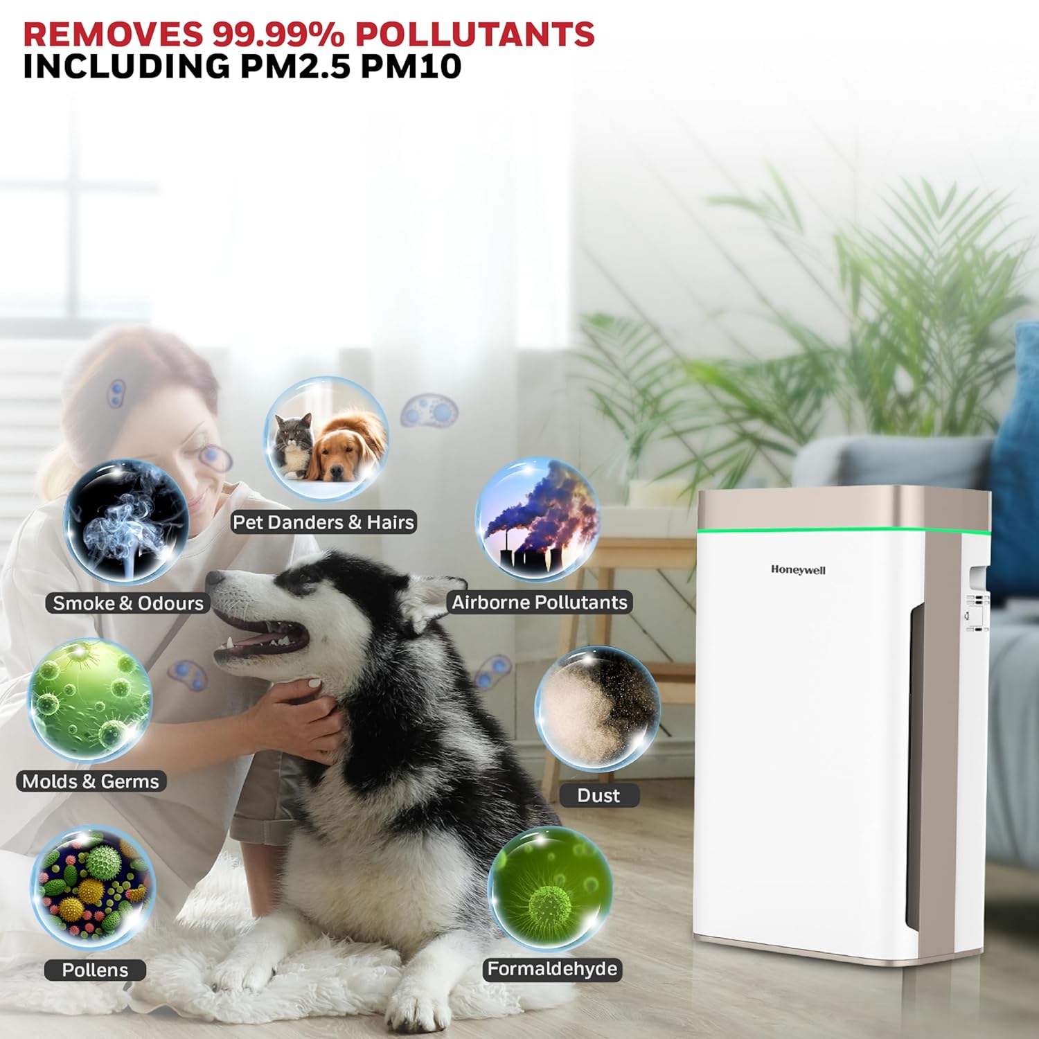 Máy Lọc Không Khí Honeywell Air Touch U2 - HC000023/AP/U2 - Hàng chính hãng - Bh 2 năm
