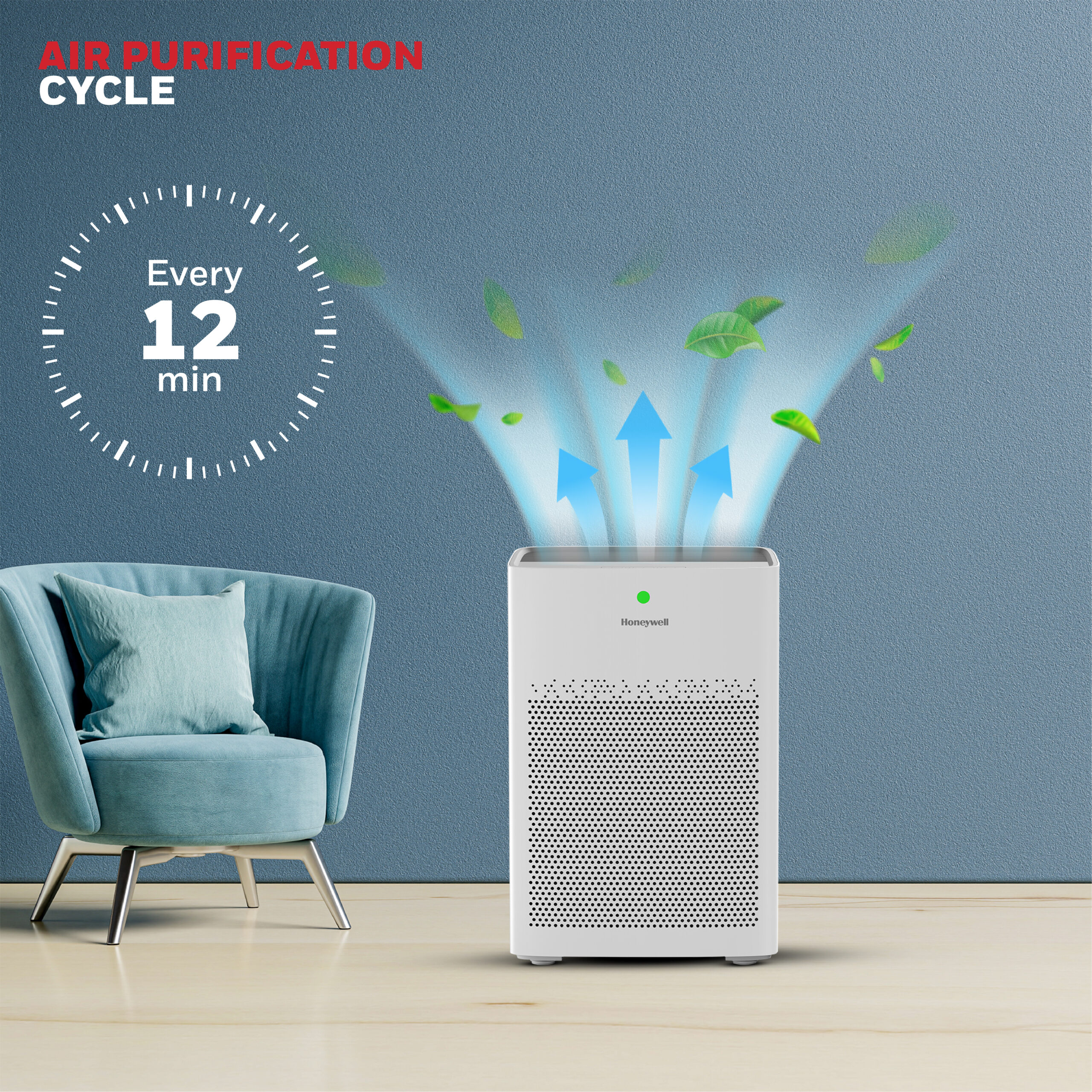 Máy Lọc Không Khí Honeywell Air Touch U1 - HC000022/AP/U1- Hàng chính hãng - Bh 2 năm