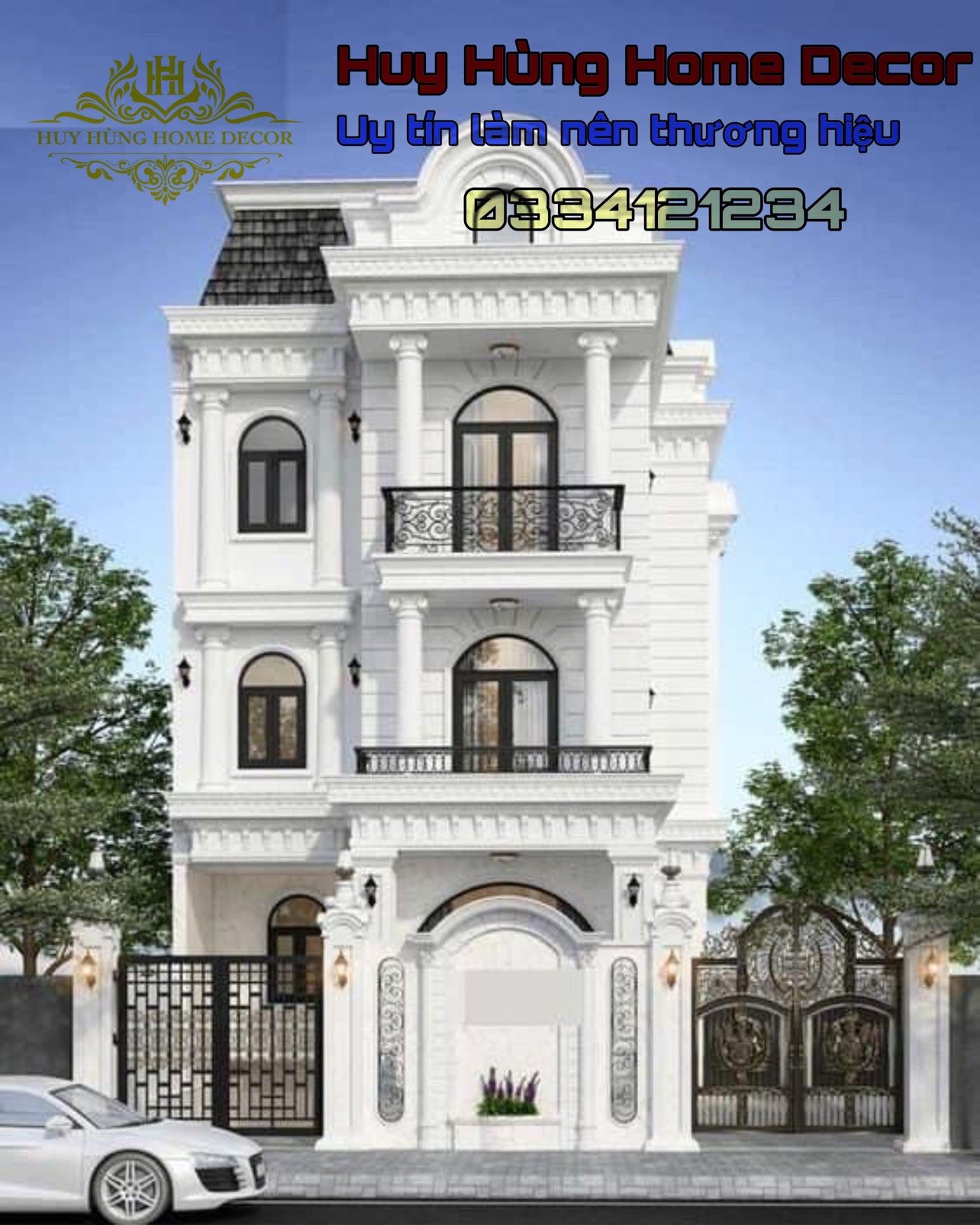 Công trình Biệt thự hồ Linh Đàm - chú Tuấn