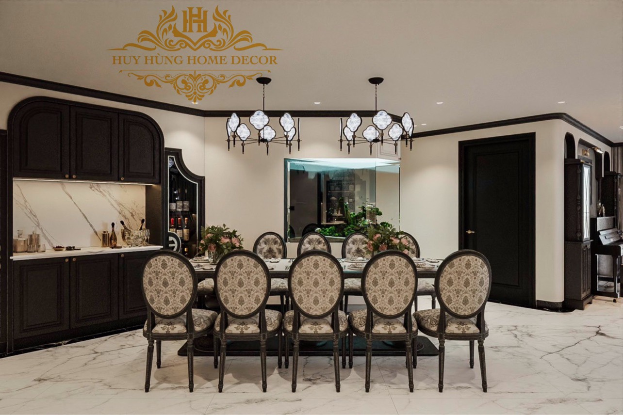 Thi công phào chỉ đen Indochine khách sạn tại Hạ Long